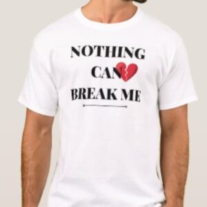 Introducing our "Nothing Can Break Me" T-shirt, designed for those who rise above challenges and face life's obstacles head-on. Don’t miss out on this empowering T-shirt. Click "Add to Cart" now and wear your unbreakable spirit with pride.